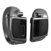 HR3 Charcoal Pearl Vented Lower Fairing Kit With 6.5" Speaker Pods For Harley Touring models 2014-2024